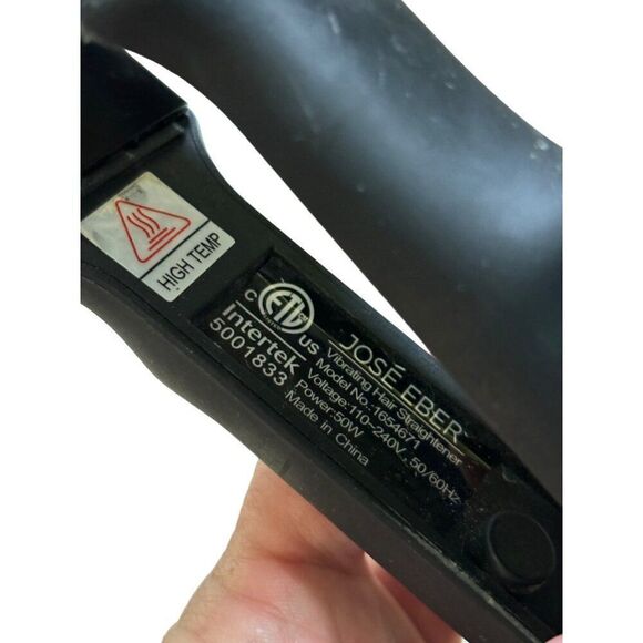 José Eber Vibrating Hair Straightener Model 1054 High Temp 110-240V 50W - Picture 5 of 9